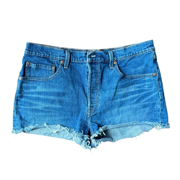 Levi's Pants - Levi's Vibrant Blue Jean Shorts Size L